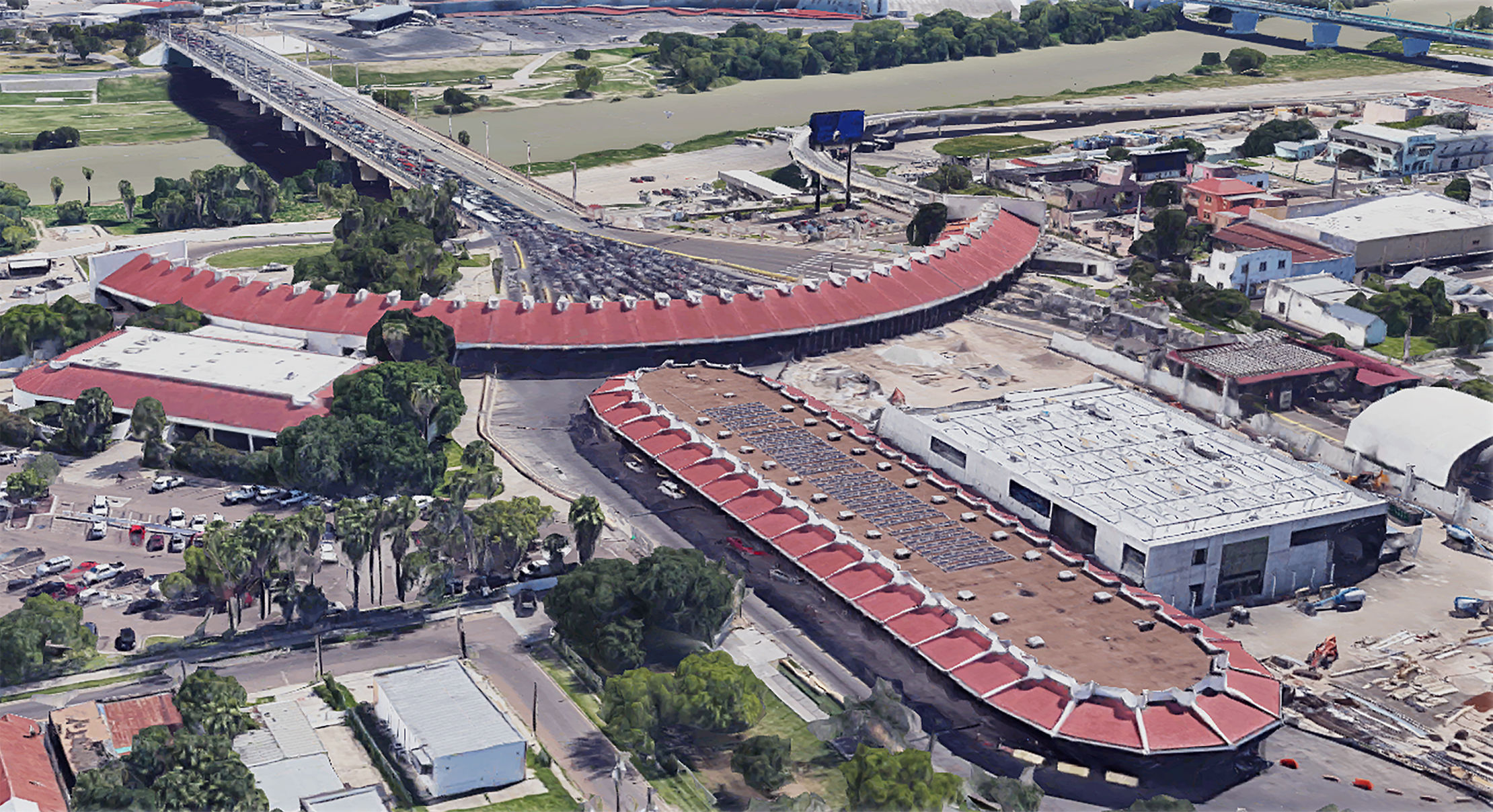 Border Crossing, Lincoln Juarez Bridge, Laredo TX